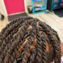 Smedium Dreadlocks retwist