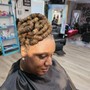 Comb Twist shaved sides