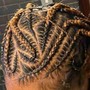 free style feed-in braids