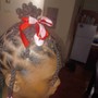 Kid's Braids ages 1-4 natural hair style