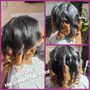 Natural hair up do ( TREATMENT)