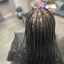 box braids/( medium)