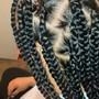 Medium Knotless Braids