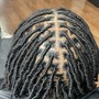 Human hair custom Loc Extensions