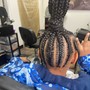 Kid's Braids W/ added hair and or beads