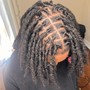 Loc Retwist (less than 100 locs)