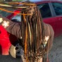 Large Knotless Box Braids