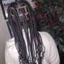 8 Straight back feed in/stitch braids