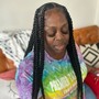 Large knotless braids