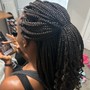 Medium Boho Knotless Braids