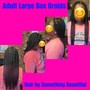 Curls To Box Braids, End of Braids, Updo's, Feeder Braids, Side Braids, Natural Hair Styles