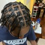 Men’s medium individual braids/twist