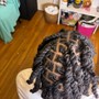 Retwist & Style ( Waist of Lower Back Length )