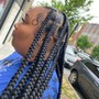 Large Stitched Braid Ponytail