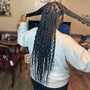 Box Braids or Knotless (medium)