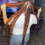 Box Braids or Knotless (medium)