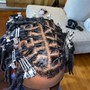 Instant locs (with kinky extentions)