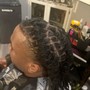 Cornrows w/hair added