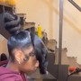 High ponytail