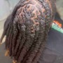 Loc braid style