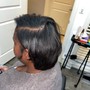 Virgin relaxer (long hair)