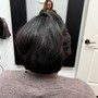 Virgin relaxer (long hair)