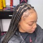 Medium Knotless Braids