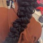 Add-on. Braids on frontals. Eg. butterfly braid / fish braid