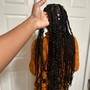 Large butterfly locs (shoulder length)