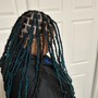 Large butterfly locs (shoulder length)