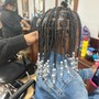 Kids cornrows 6-8 braids