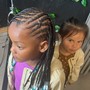 Kid’s Knotless Box Braids w/ Extensions