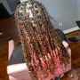 Shoulder length medium butterfly locs