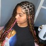 Shoulder length medium butterfly locs