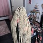 Box Braids butt length