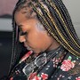 Box Braids(mid back)