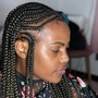 5 stitch Braids Mid Back