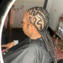 5 stitch Braids Mid Back