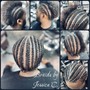 Half head Comb Twist