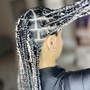 Medium Knotless Braids