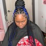 Box Braids(mid back)