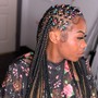 Box Braids butt length