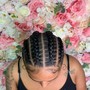 5 stitch Braids Mid Back