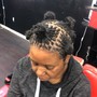 Smedium Close feed in braids