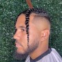 Haircut w/ Hairline Replacement (ManWeave)