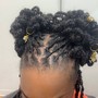 Wedding style for locs