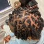 Men's natural hair style, cornrows,