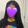 Natural Hair Braided (children 10 and under)