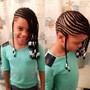 Natural Hair Braided (children 10 and under)