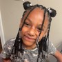 Natural Hair Braided (children 10 and under)